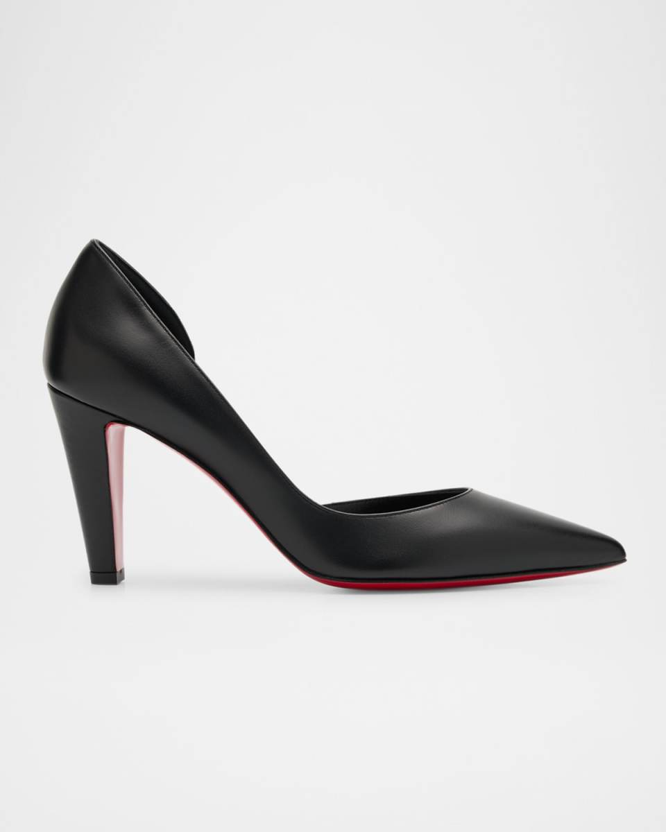 Vibella Matte Half-d'Orsay Red Sole Pumps